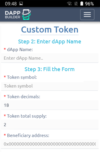 Custom Token